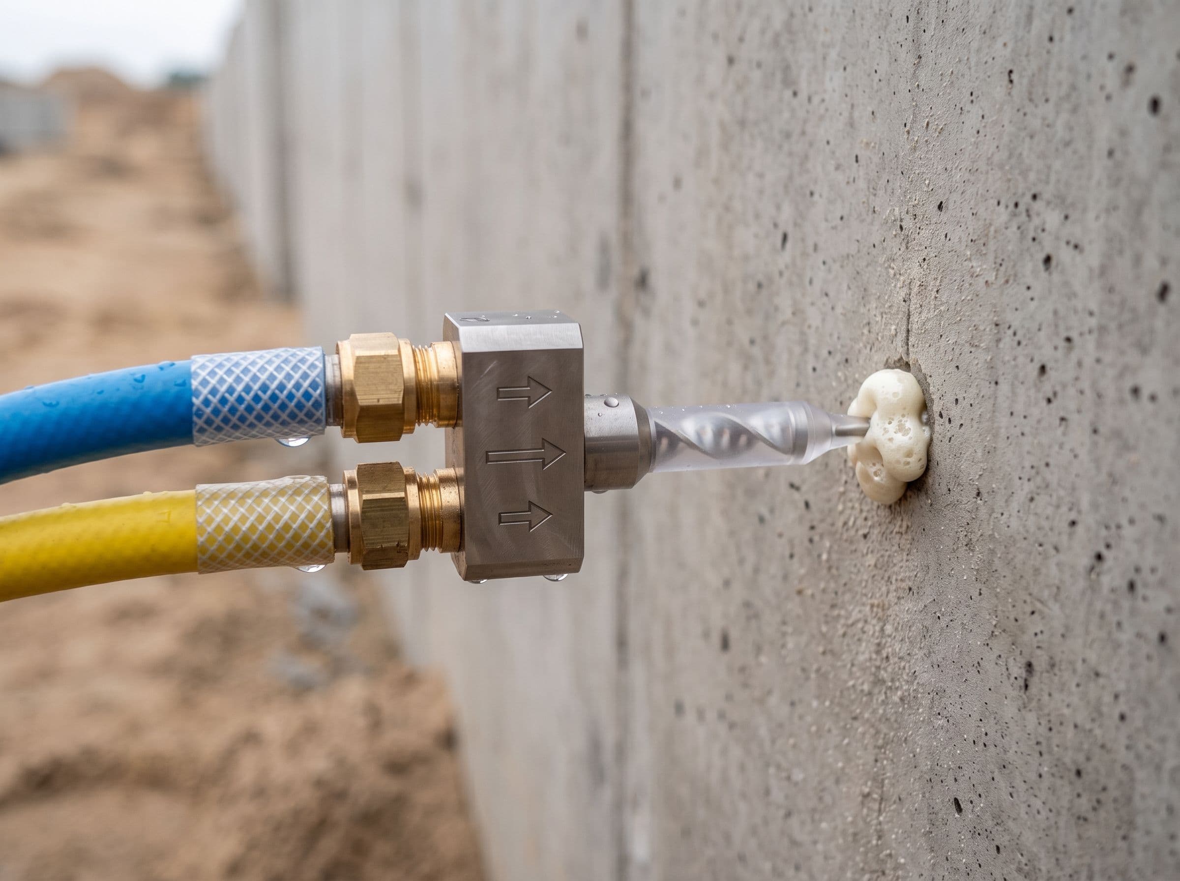 Polyurethane Grouting feature