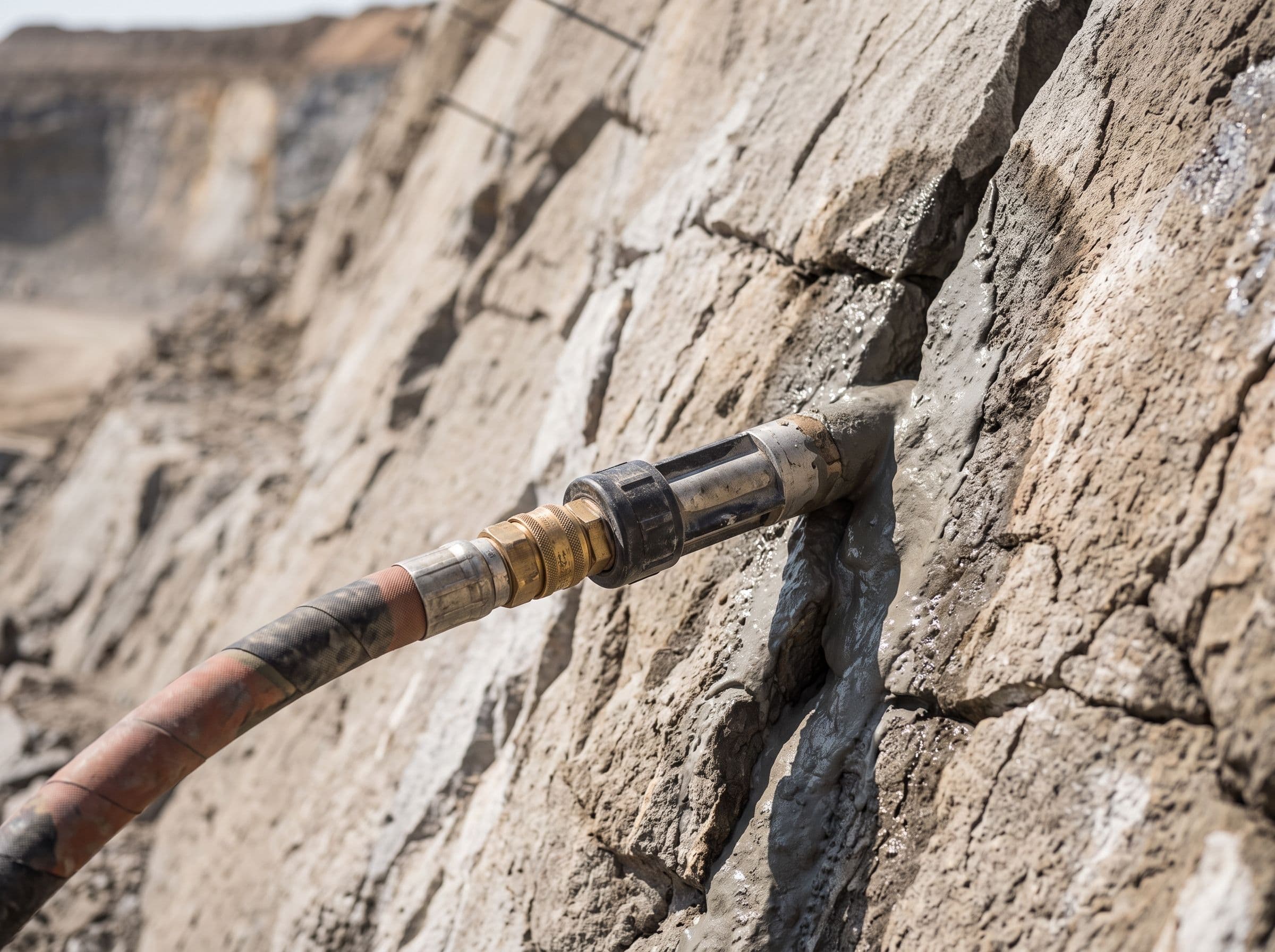 Rock & Fissure Grouting feature
