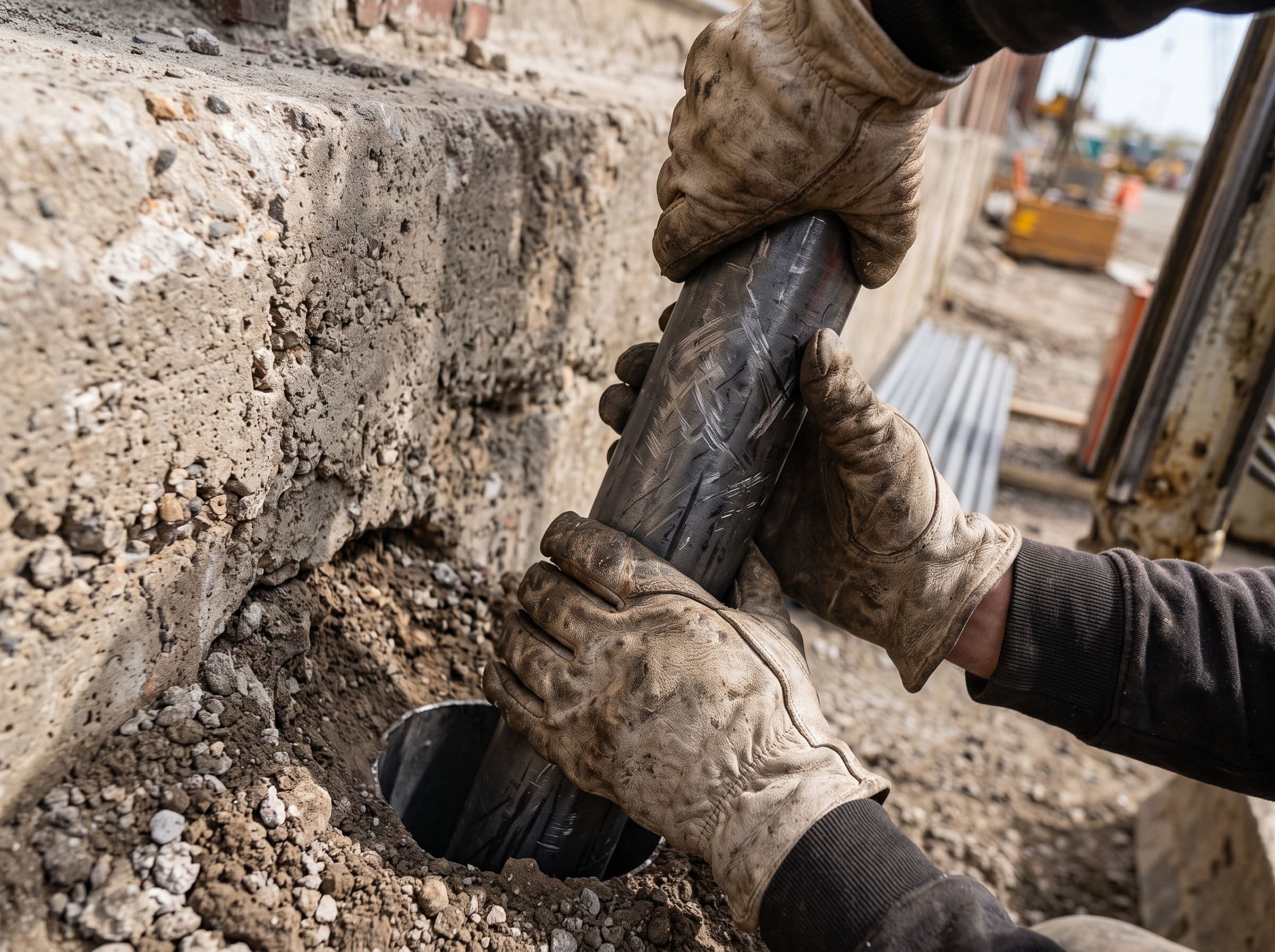 Micropiles feature