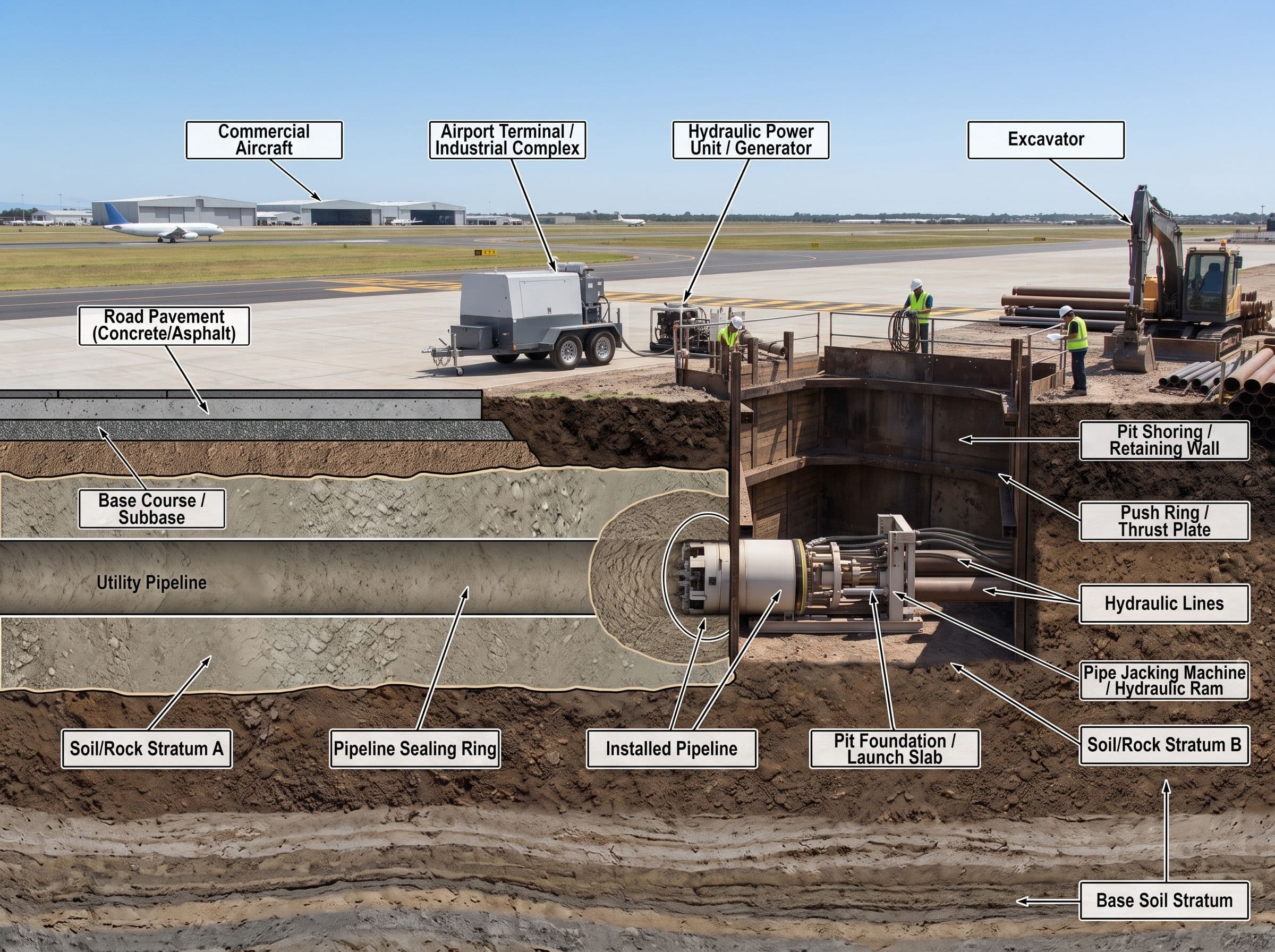 Trenchless Utility Support feature