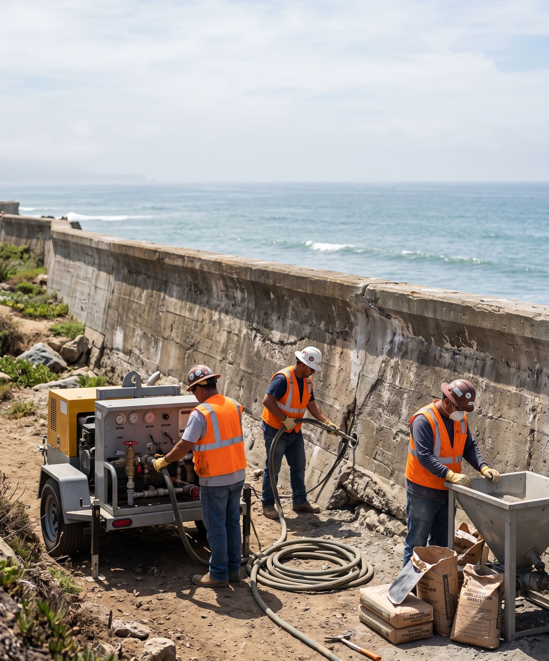 Seawalls challenges