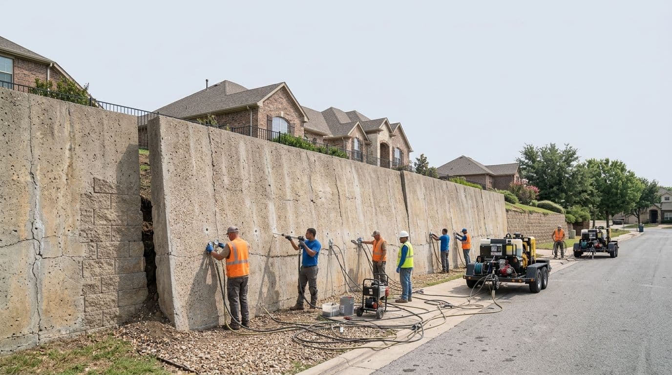Retaining Wall Stabilization hero